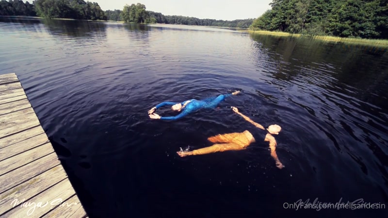 Miss Melisande Sin - Latex lake Nymphs. Starring Mistress Melody and Miss Mae Ling  Maya Sin 00001