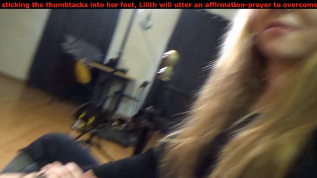 Foot Torment Girls in Poland femdom humiliation extreme - I nailed 33 thumbtacks to her bare feet 00000