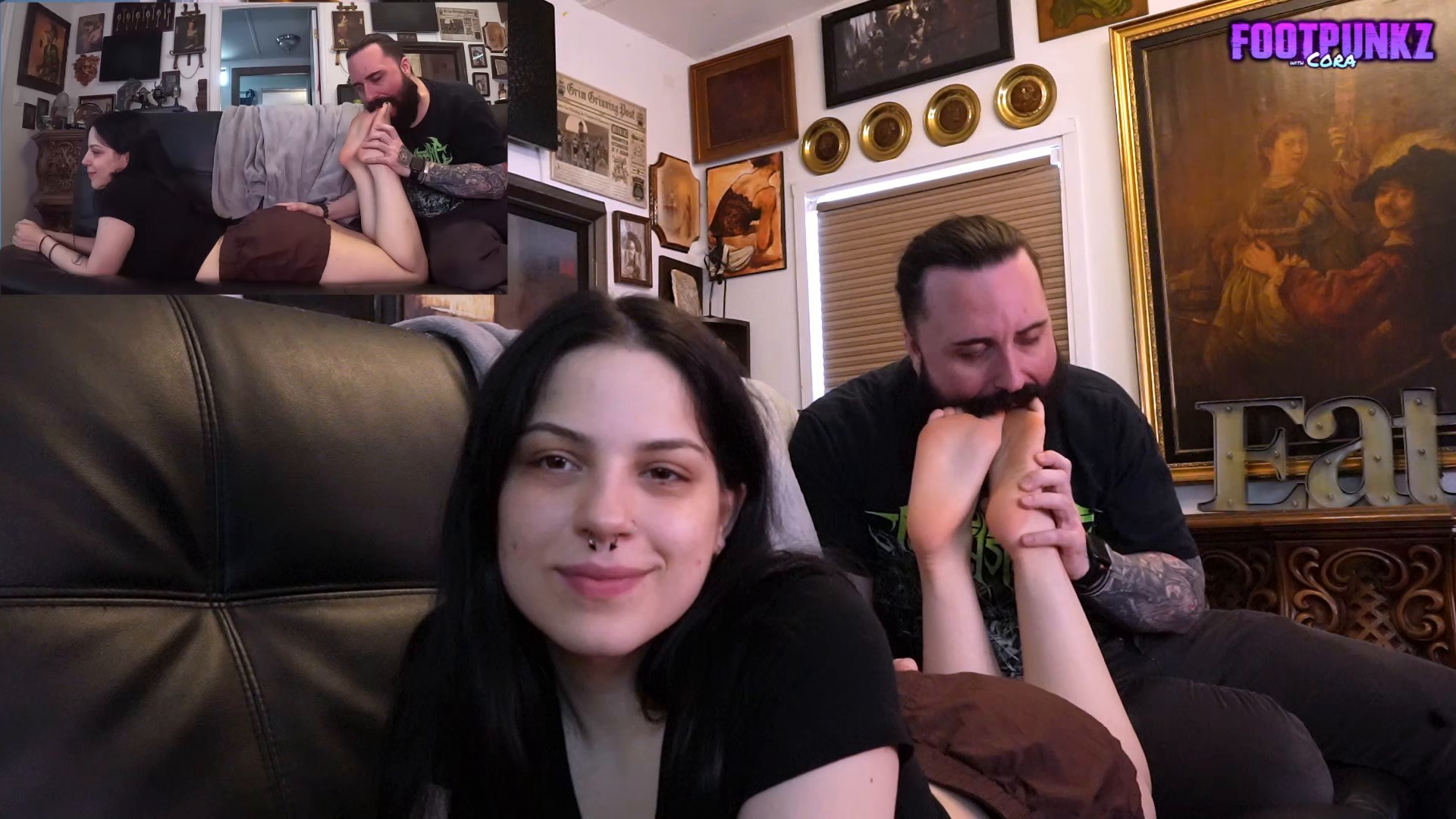 Little Latina Cora Wants you to Worship And Choke on her Feet - Footpunkz 00000