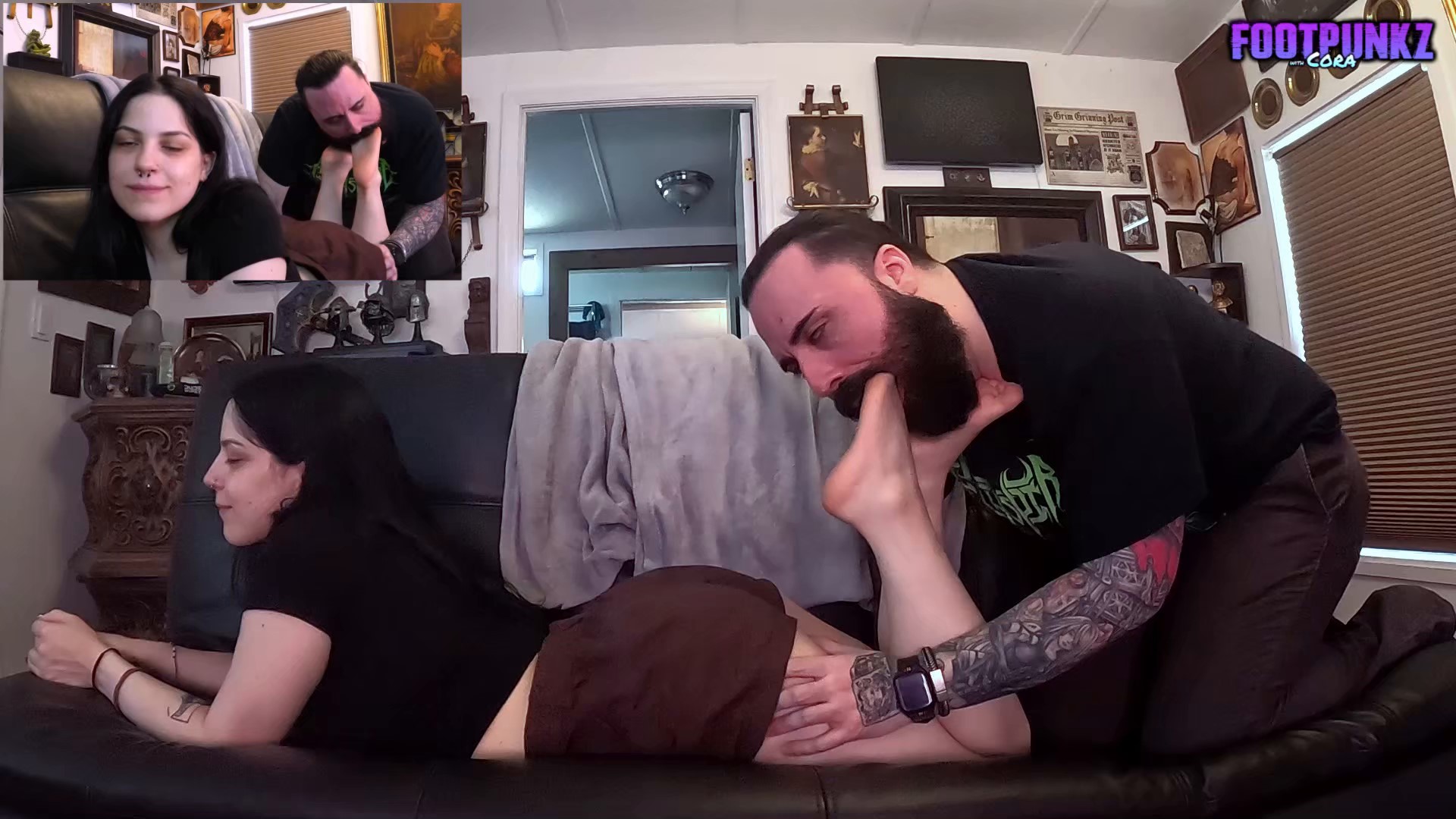 Little Latina Cora Wants you to Worship And Choke on her Feet - Footpunkz 00001