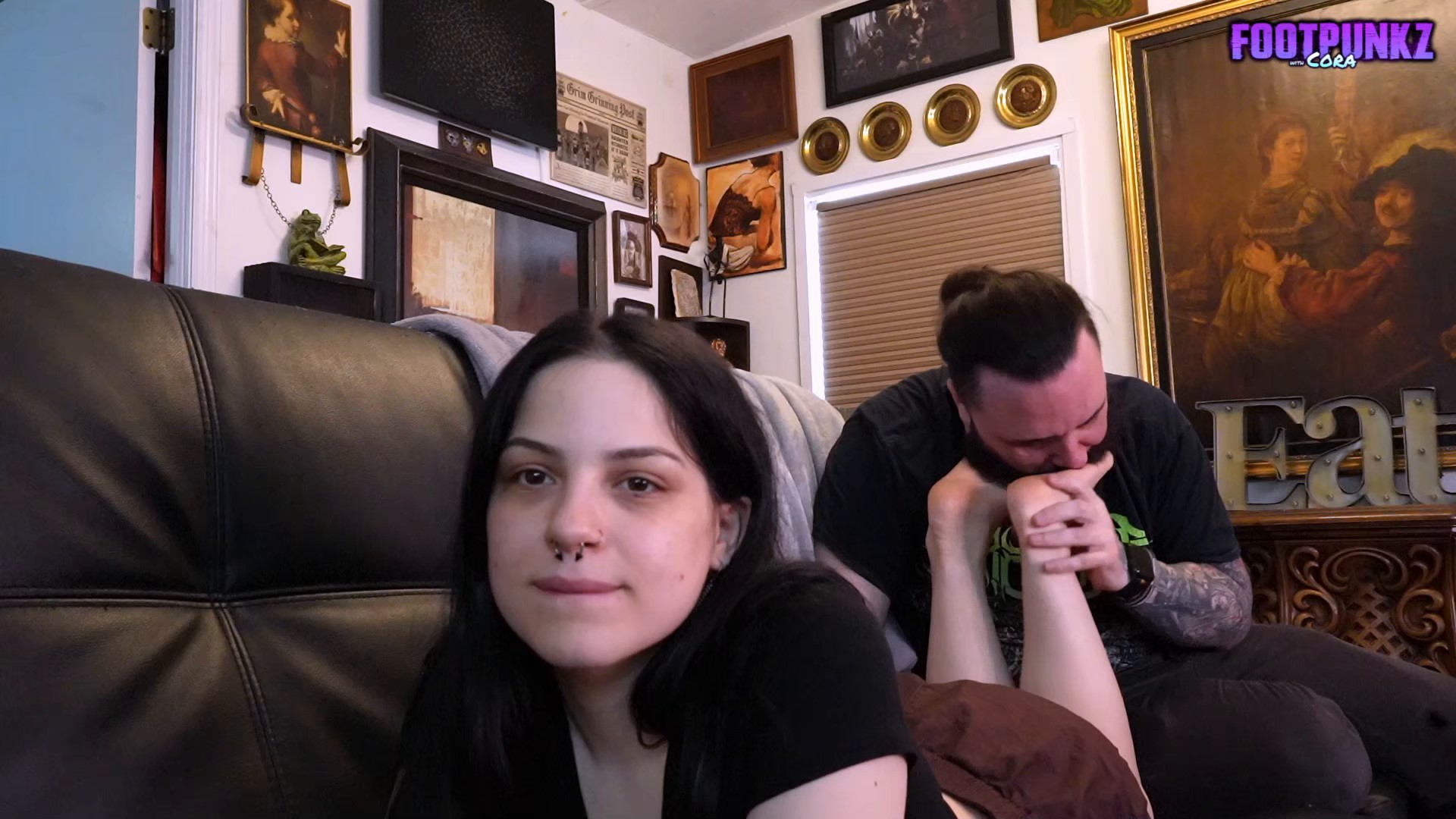 Little Latina Cora Wants you to Worship And Choke on her Feet - Footpunkz 00002