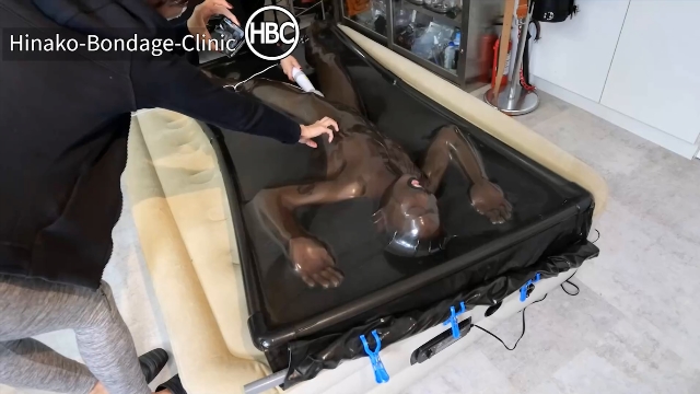 Hinako House of Bondage  rope femdom - Vacuum Bed Party - First Time Vacuum Bed User Gets Tickle by 2 Mistresses. Starring  00000