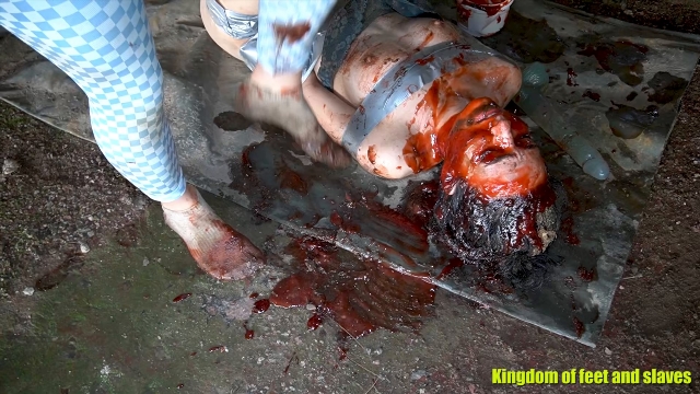 KINGDOM OF FEET AND SLAVES  extreme lesbian domination - Hardcore slave Survival part 19. Starring  00002