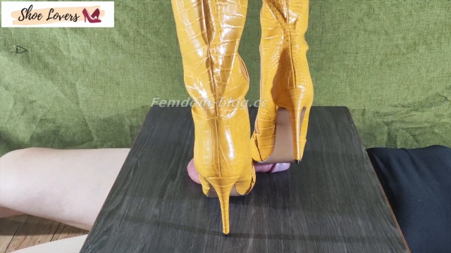 shoelovers feetworship femdom - Yellow boots bootjob shoejob ruined orgasm double cumshot no bgm. Starring 00001 shoelovers feetworship femdom - Yellow boots bootjob shoejob ruined orgasm double cumshot no bgm. Starring 00001