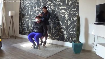 SpandexPlanet Clips Store – Mercy – Breathtaking adventure [breathplay, bondage, moncler pamy parkasite, asphyx, mistress, gagged, hood over face]