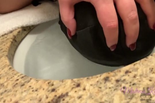 [Femdom 2020] Mistress Kawaii - SISSI SLAVE GETS WATER BONDAGE [UNDERWATER FETISH, FEMDOM, SISSY TRAINING, BBW DOMINATION, k2s.cc, femdom online]