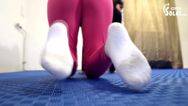 ‘Gym trainer smells his client’s sexy feet and stinky socks’ of ‘Czech Soles’ studio