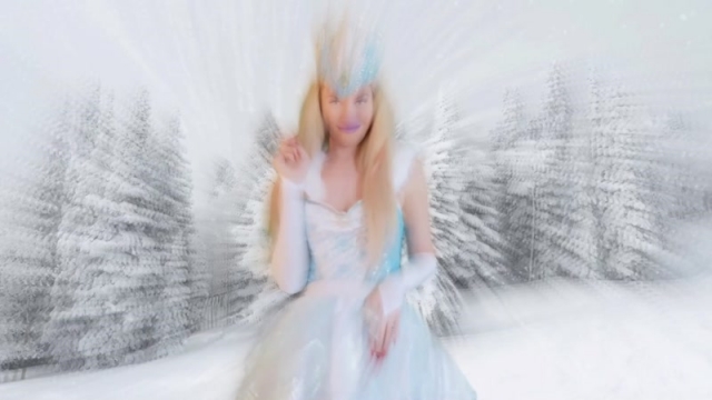 Hypnotic Natalie starring  in video ‘The snow queen’s kiss’