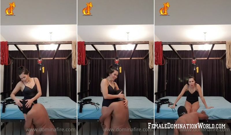 Domina Fire – I can use you as my spittoon