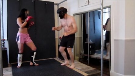 Glasgow Mistress Megara Furie (WORKOUT) Muay Thai – Sparring Round 1