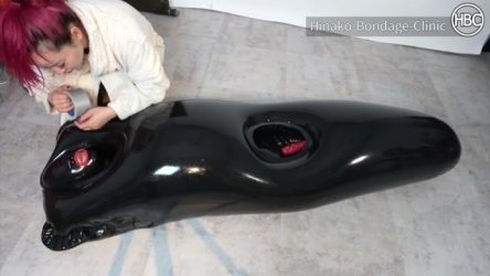 Hinako House of Bondage (Medical Fetish) Rubber Sex Doll Inflatable Rest Sack (Male Version)