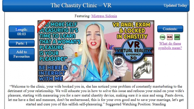 The English Mansion – The Chastity Clinic – VR