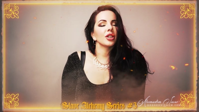 Goddess Alexandra Snow starring in video ‘Slave Alchemy: Stage Three – Fire’