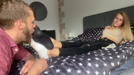 Emmys Feet And Socks – Dirty Socks Humiliation And Handjob