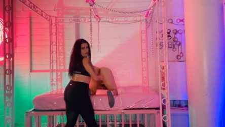 Lady Lilas Bone Castle Female Domination 2022 Personal Trainer Gets Fucked with Strap On