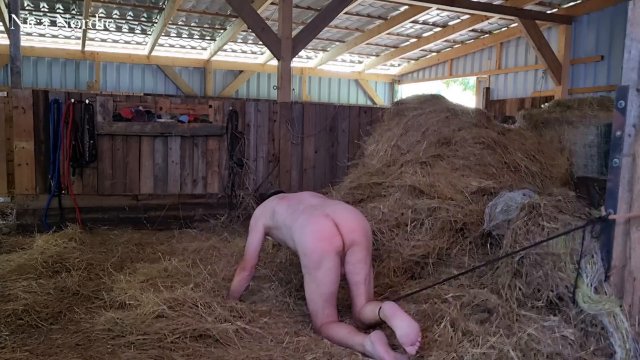Bdsm and Fetishclips by Nica Nordic - Stable slaughter in op gown ( role play ) Soft version -  00001