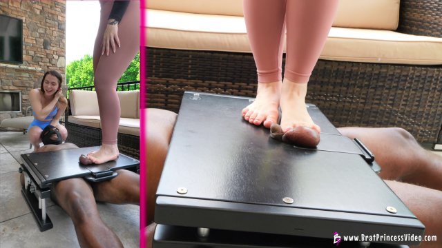 Brat Princess 2 - Honey and Lexi Unlaced - No Nutts Ball Trample Table PIP 00002