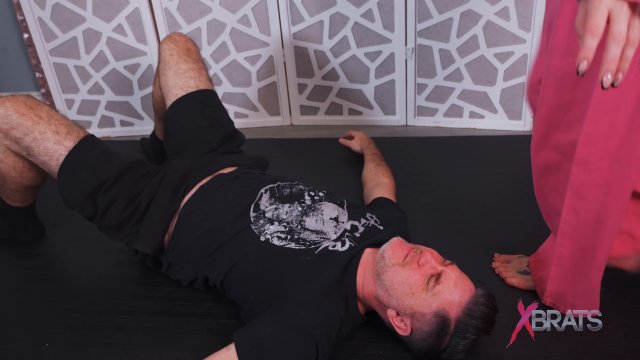 Bratty Foot Girls - Dakota Quinn - Beaten & Humiliated By Karate Feet! 00002