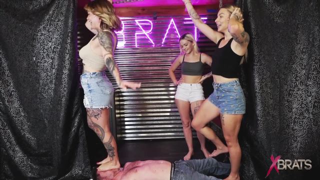 Mandy Joey And Madeline - Triple Trampling Blonde Brats - 00000