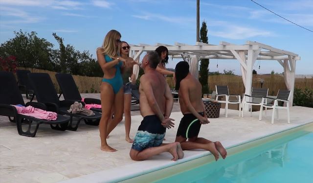 - THE FEMDOM VILLA - INHUMAN trampling, face standing and face trampling with sandals, dirty soles licking 00001 THE FEMDOM VILLA - INHUMAN trampling, face standing and face trampling with sandals, dirty soles licking - 00001