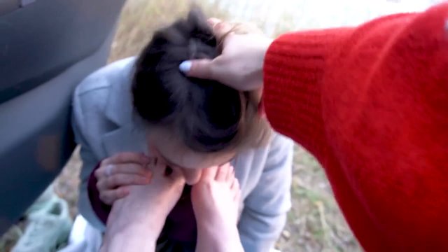 KINGDOM OF FEET AND SLAVES - Licks sweaty feet while stopping the car -  00000