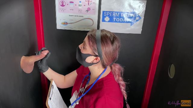 - Sperm Donation Gloryhole - Nurse Kitty Extracts Cum Samples 00002 Sperm Donation Gloryhole - Nurse Kitty Extracts Cum Samples - 00002