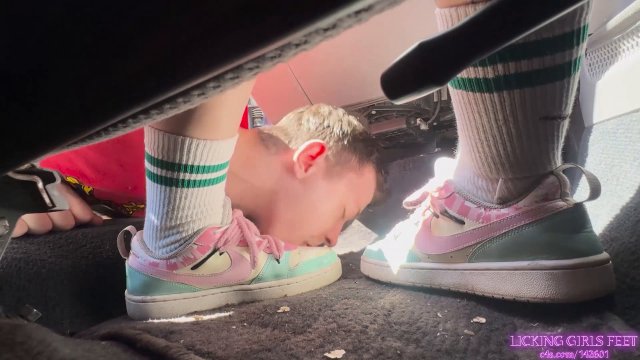 LICKING GIRLS FEET - ALISA, LEONA and SARAH - You are a pathetic loser and we LICKING GIRLS FEET - ALISA, LEONA and SARAH - You are a pathetic loser and we