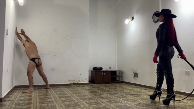 Latin Beauties in High Heels (2025) BQ Fierce Bullwhipping in full leather by the Bootsqueen