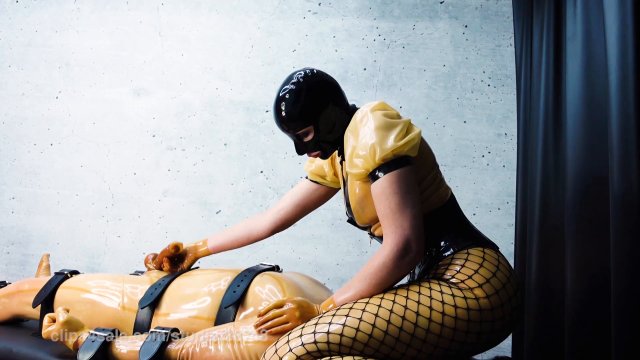MY SLAVE HD Femdom Videos - Gagged Rubber Cock Toy under My Ass -  00000