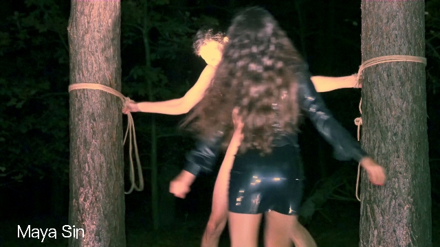  ballbusting slave - Ballbusting in the depths of a dark forest 00000