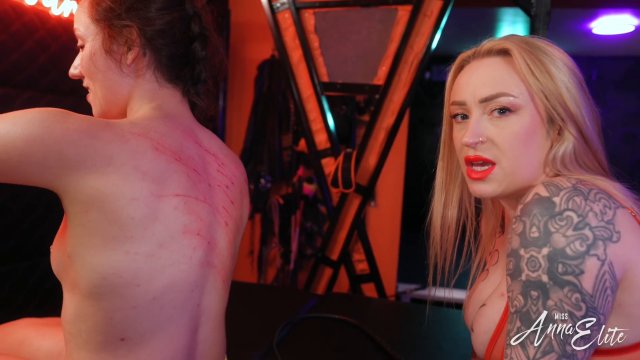 Mistress Anna Elite - WHERE PAIN BECOMES PLEASURE WHIPPING MY SLAVE GIRL MILA 00002