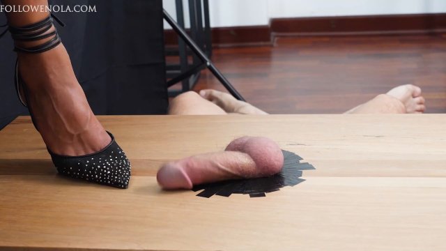 Mistress Enola Fetish - From Hard to Soft - CRUEL CBT Cock box Trampling -  00001