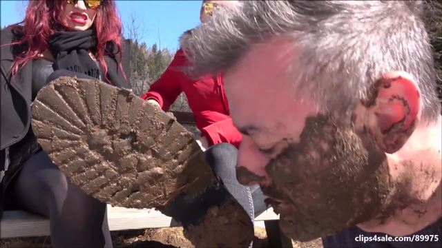 Mistress Nina Morovic – NINA MOROVIC – A trip to the mountains – OUTDOOR INHUMAN trampling and boot worship IN THE SNOW