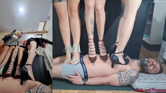 Pain and Pressure - #104 Anya, Beatriz and Madu – Trampled by His Superiors and Used as an Office Mat 00001 Pain and Pressure - #104 Anya, Beatriz and Madu – Trampled by His Superiors and Used as an Office Mat - 00001