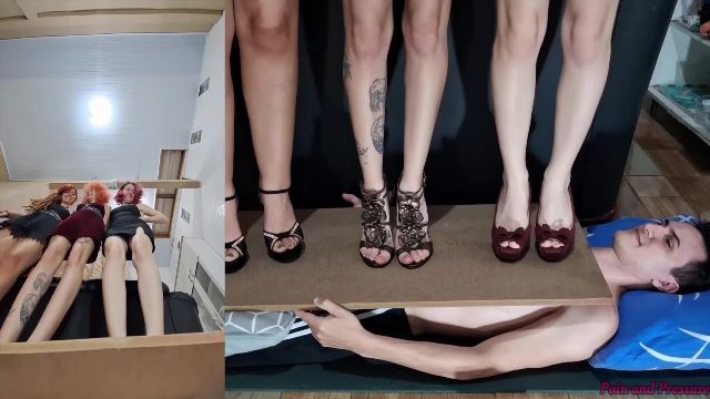 #78 Beatriz, Red-C and Madu – Crushed Under Board by Three Mistresses -  00001