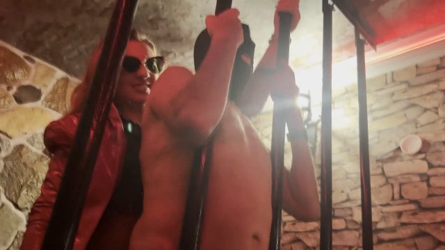 Stapana Zeida DFC - Brutal PRISON CBT - single tail whipping his dick -  00000