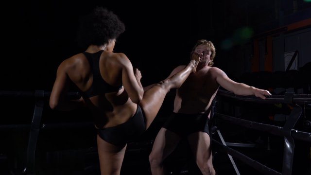 The Dirty Wrestling Pit! - SEXBATTLE RING - BOUT #26 - THE SERIAL BALLBUSTER - SATIVA in 4K! -  00001