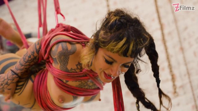 Z-FILMZ - FLEXIBLE TATTOOED GODDESS GETS ROPE BONDAGE & FUCKED HARD - Anuskatzz, Bean (Miss Yazmin), Lily Lu 00002