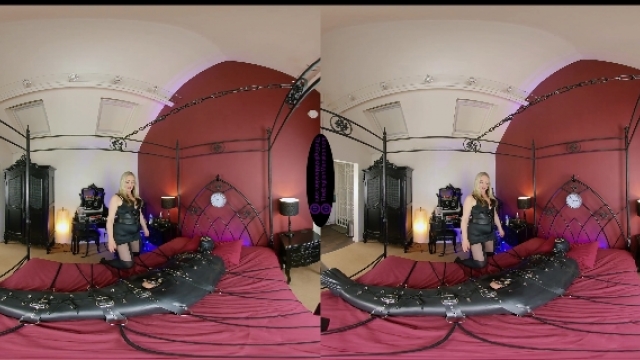 The English Mansion chastity slave bondage – Extreme Bondage Voyeur – VR. Starring Mistress Sidonia