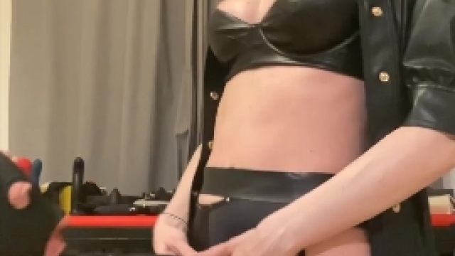 Mistress Jardena (2022) submissive strapon domination: Bare breasts nasty slave training