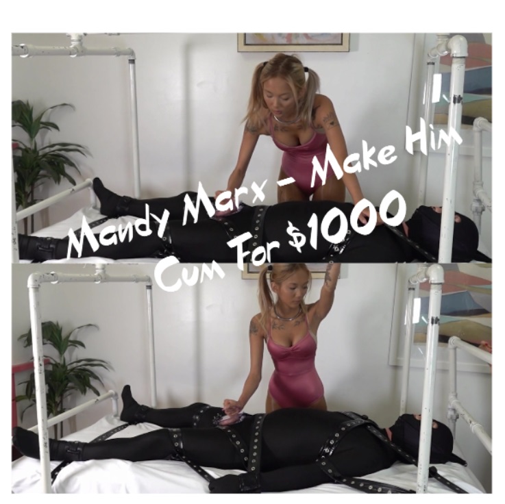 Mandy Marx Femdom Milking: Make Him Cum For $1000