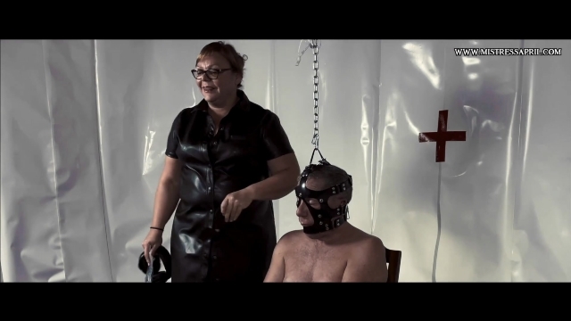 Dominatrix Mistress April femdom forced bondage: Slaves Predicament - Psycho Room - Staaioplus