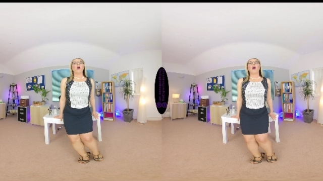 The English Mansion humiliatrix pov – New Office Stress Toy – VR. Starring Miss Eve Harper