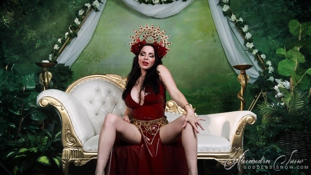 Goddess Alexandra Snow (2023) mistress joi pov - Garden of Desire - Part 1