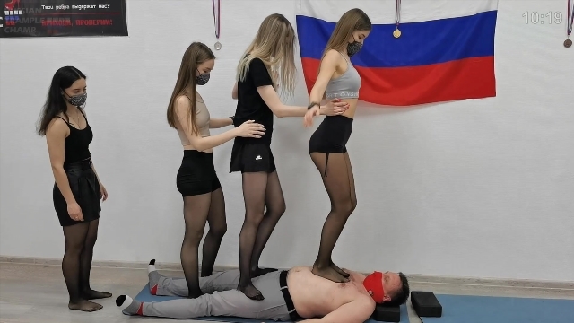 Russian Trample Championship high boots trample – Multitrampling Contest 63