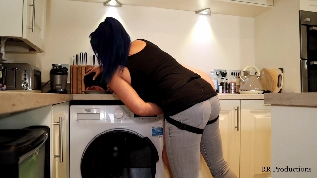 RR Productions (2022) femdom strap on tumblr - Kitchen Pegging