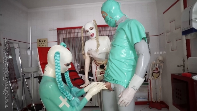 Lola Noir medical femdom tumblr: Fucking the Latexnurse and Fluffing the Doctor in the Rubber Clinic