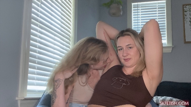 SK Fetish femdom humiliation forced bi – Stella and Blondi Armpit Worship