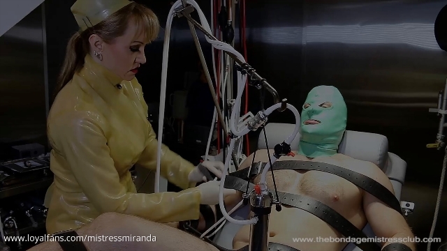 Miss Miranda medical femdom clinic – Machine Handjob part 1