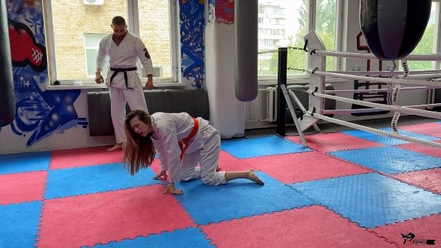 Mixfights mistress mixed wrestling - Karate Lesson with alice Alternative version